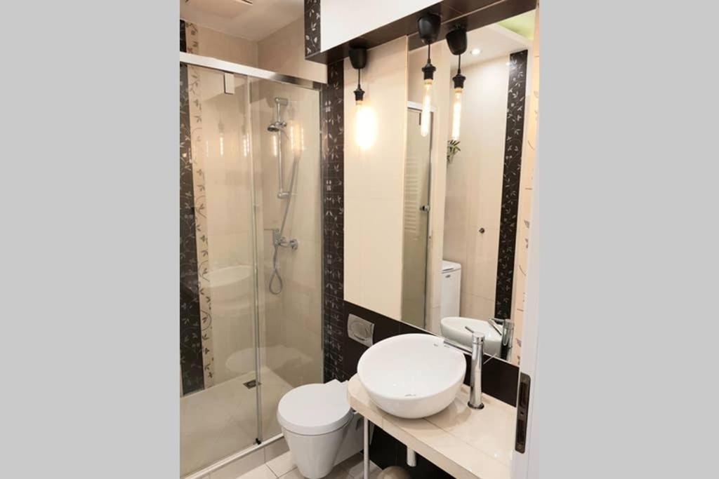 Cozy Modern Studio Green Apartment In Old Town クラクフ エクステリア 写真