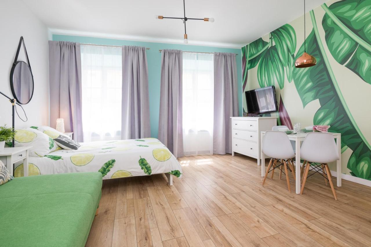 Cozy Modern Studio Green Apartment In Old Town クラクフ エクステリア 写真