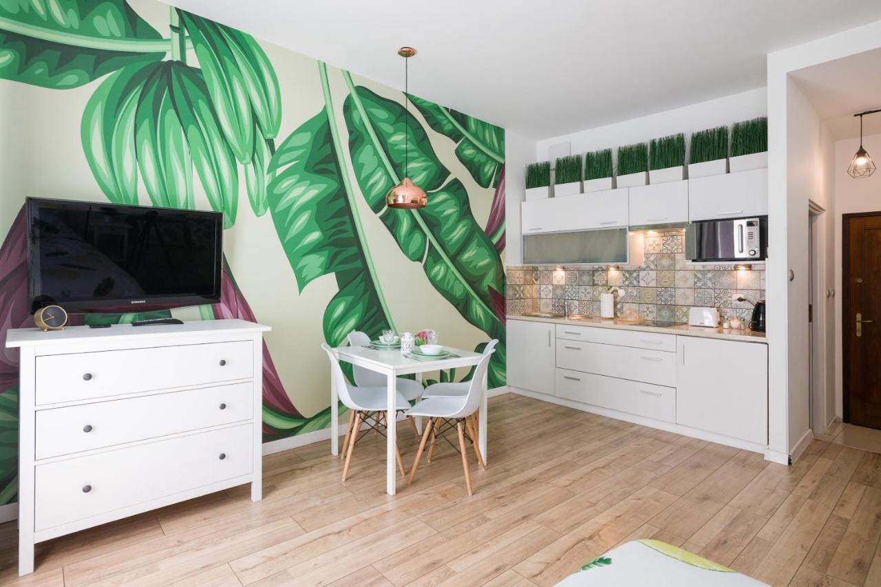 Cozy Modern Studio Green Apartment In Old Town クラクフ エクステリア 写真